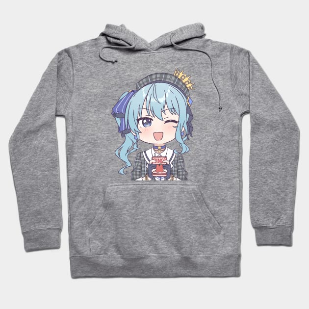 Hoshimachi Suisei wink Hoodie by Ghazinagato